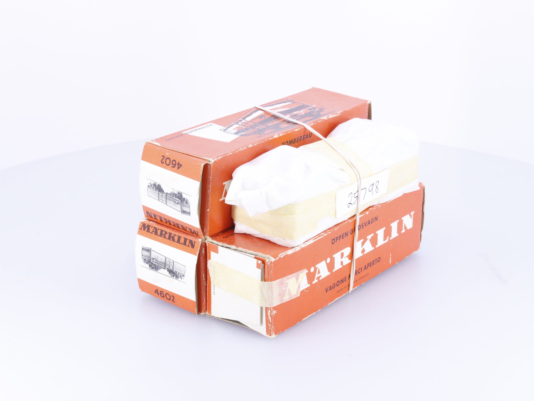 Marklin 4602 HO DB 4 x Medium Side Gondola