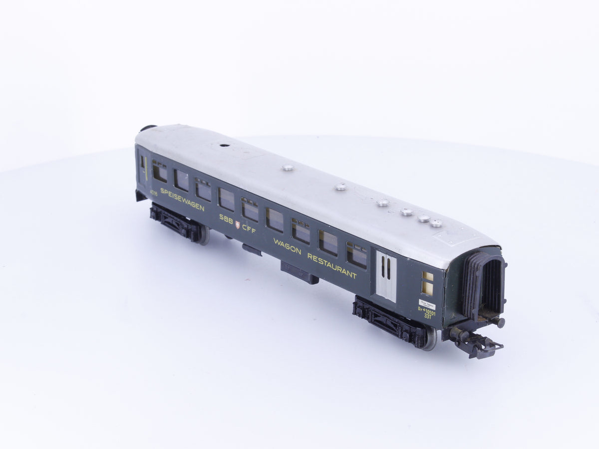 Marklin 4016 HO SBB-CFF-FFS Speisewagen Restaurant Car 4016