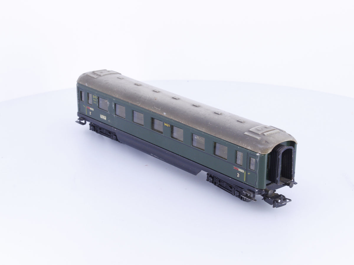 Marklin 346/1 HO SBB-CFF-FFS 2nd Class Passenger Car 346/1