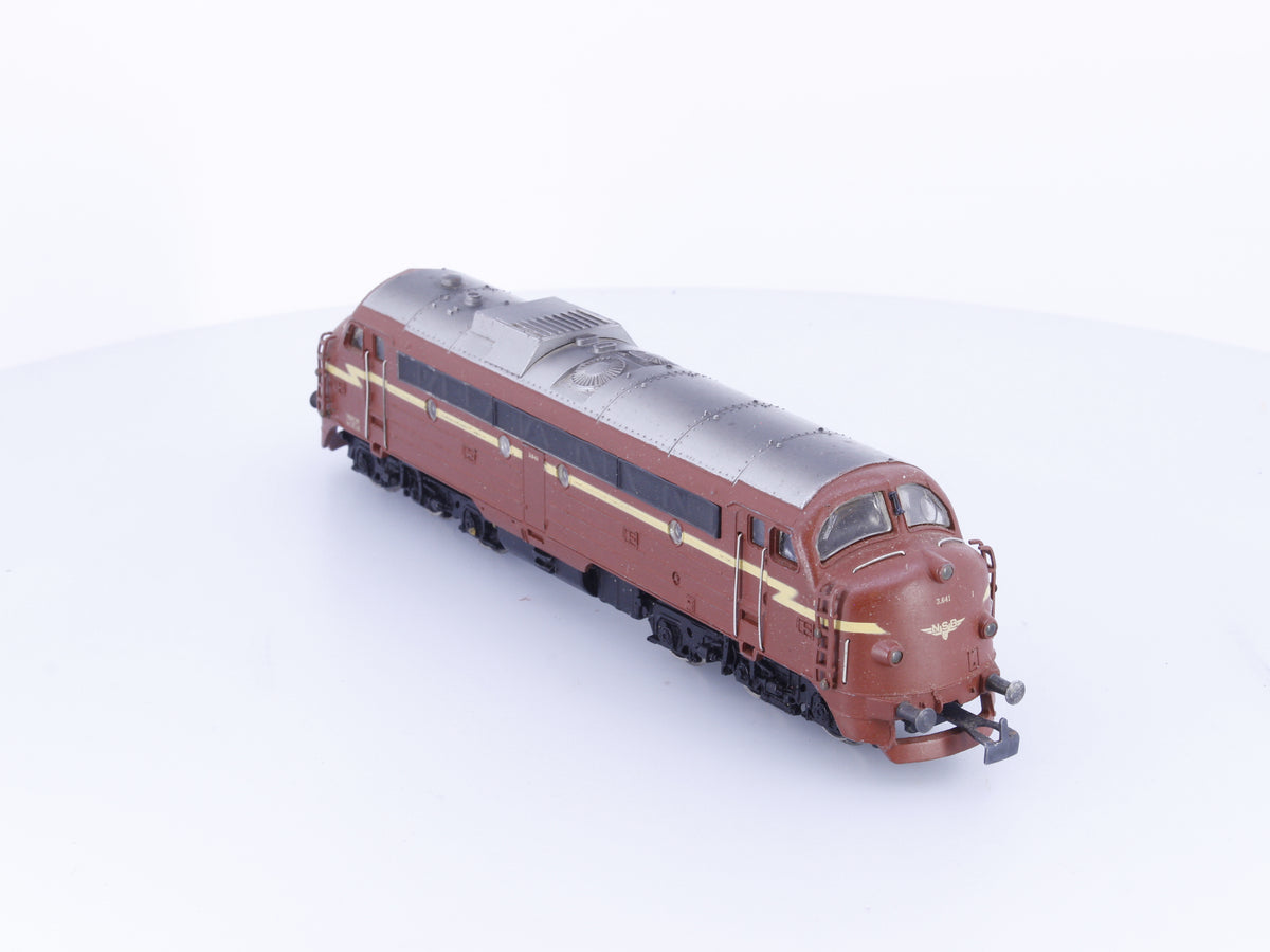 Marklin 3068 HO NSB BR 3.641 NSB Diesel Locomotive 3.641 Analog AC (#1)