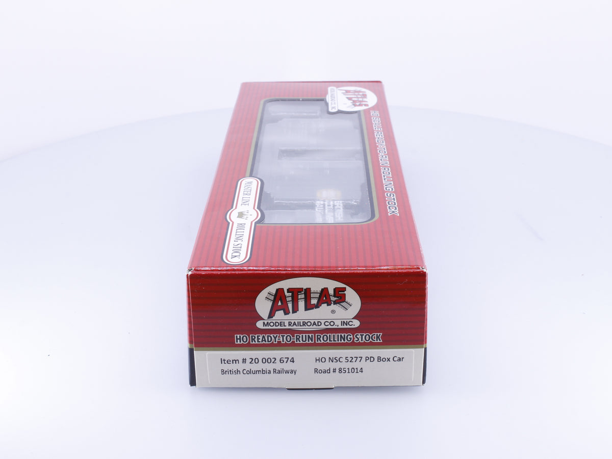 Atlas 20002674 HO NSC 5277 PD Box Car BC Rail (BCOL) 851014