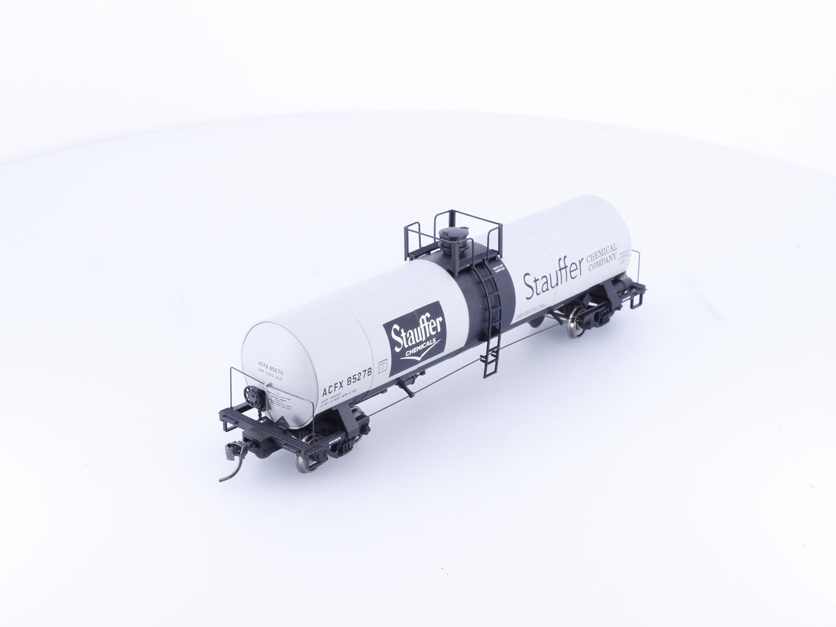 Atlas 1558-3 HO 17360 Gallon Tank Car Stauffer Chemical American Car and Foundry (ACF/ACFX) 85278