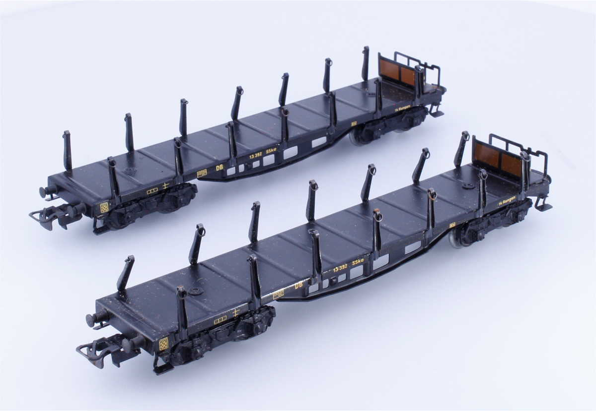 Marklin 4516 HO DB 2 x 4 Axle Stake Car