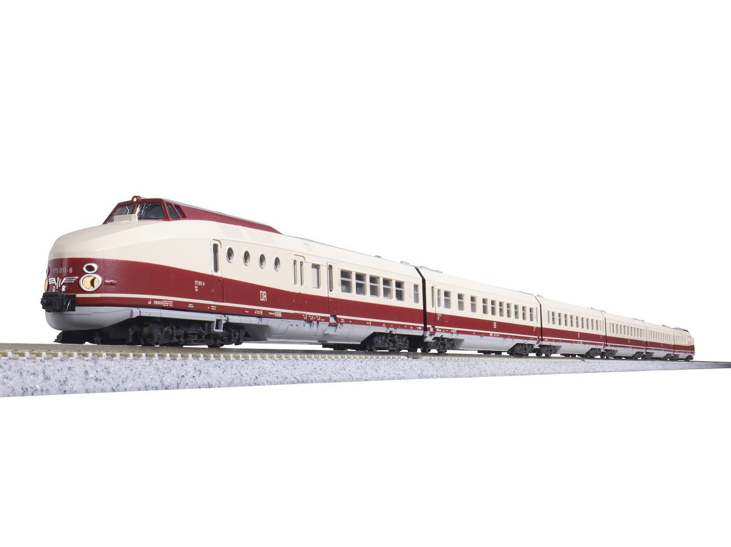 Kato N 107451 BR 175 German DR 6-Car Train Set - Analog DC