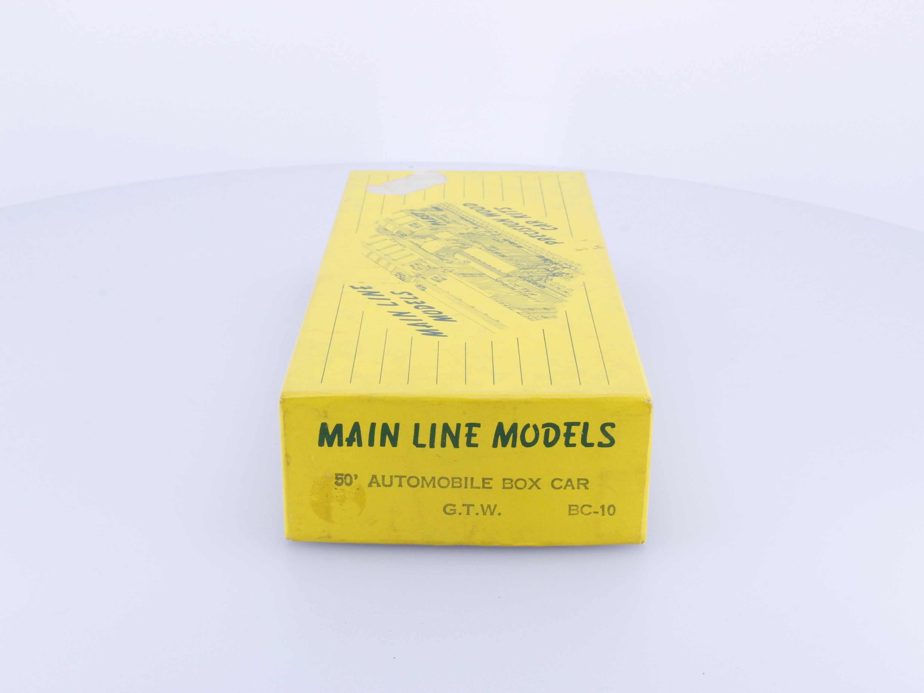 Main Line Models BC-10 HO 50' Automobile Box Car Kit Grand Trunk Western (GTW)