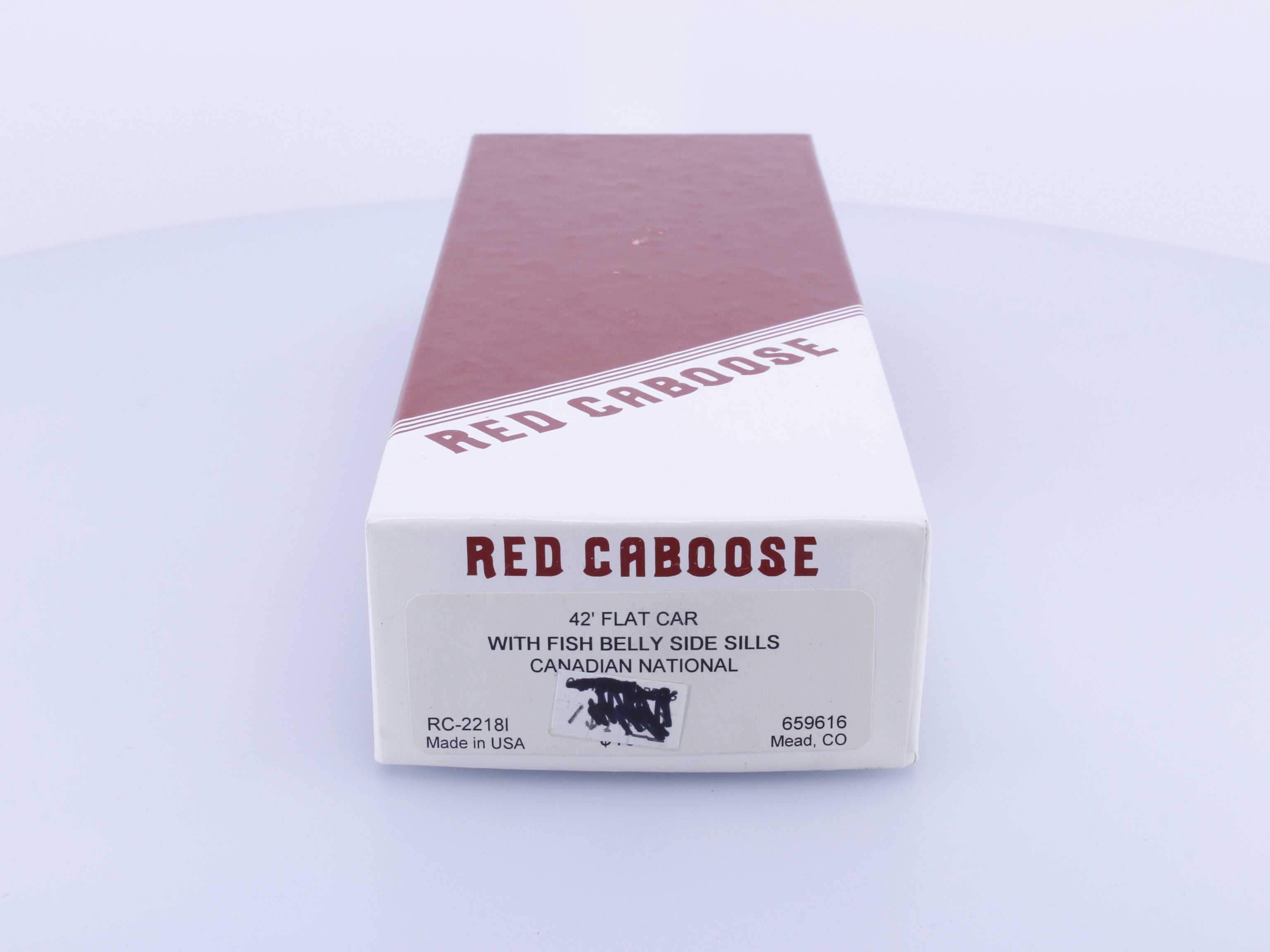 Red Caboose RC-2218I HO 42' Flat Car Kit Canadian National (CN) 659616
