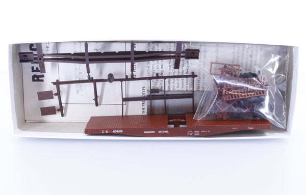 Red Caboose RC-2218I HO 42' Flat Car Kit Canadian National (CN) 659616