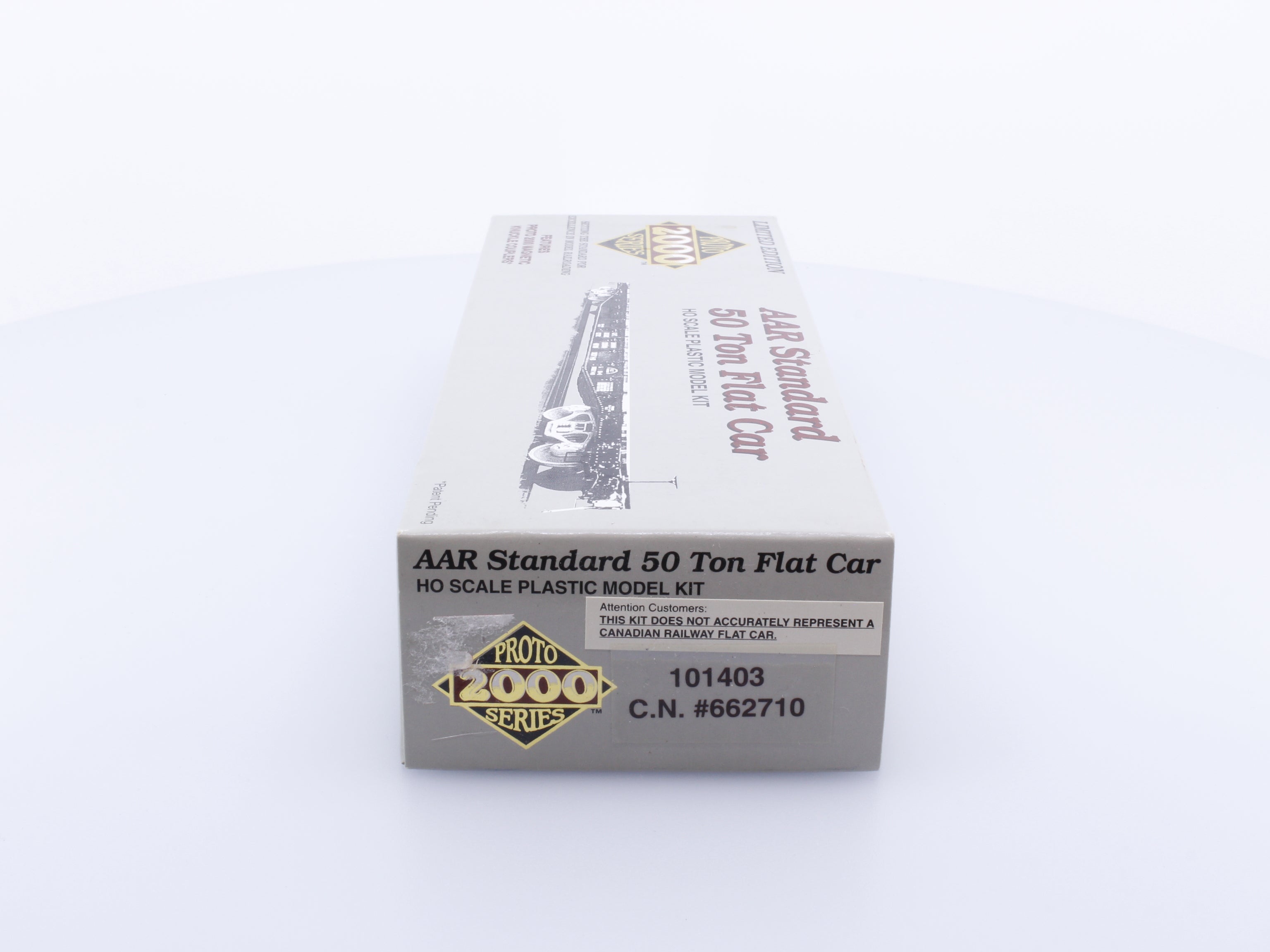 Proto 2000 101403 HO AAR Standard 50 Ton Flat Car Kit Canadian National (CN) 662710