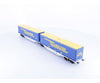 A.C.M.E. 40273 HO SBB-CFF-FFS Cargo LKW Walter Dual Intermodal Flat Cars with Containers Cemat - European Freight Cars