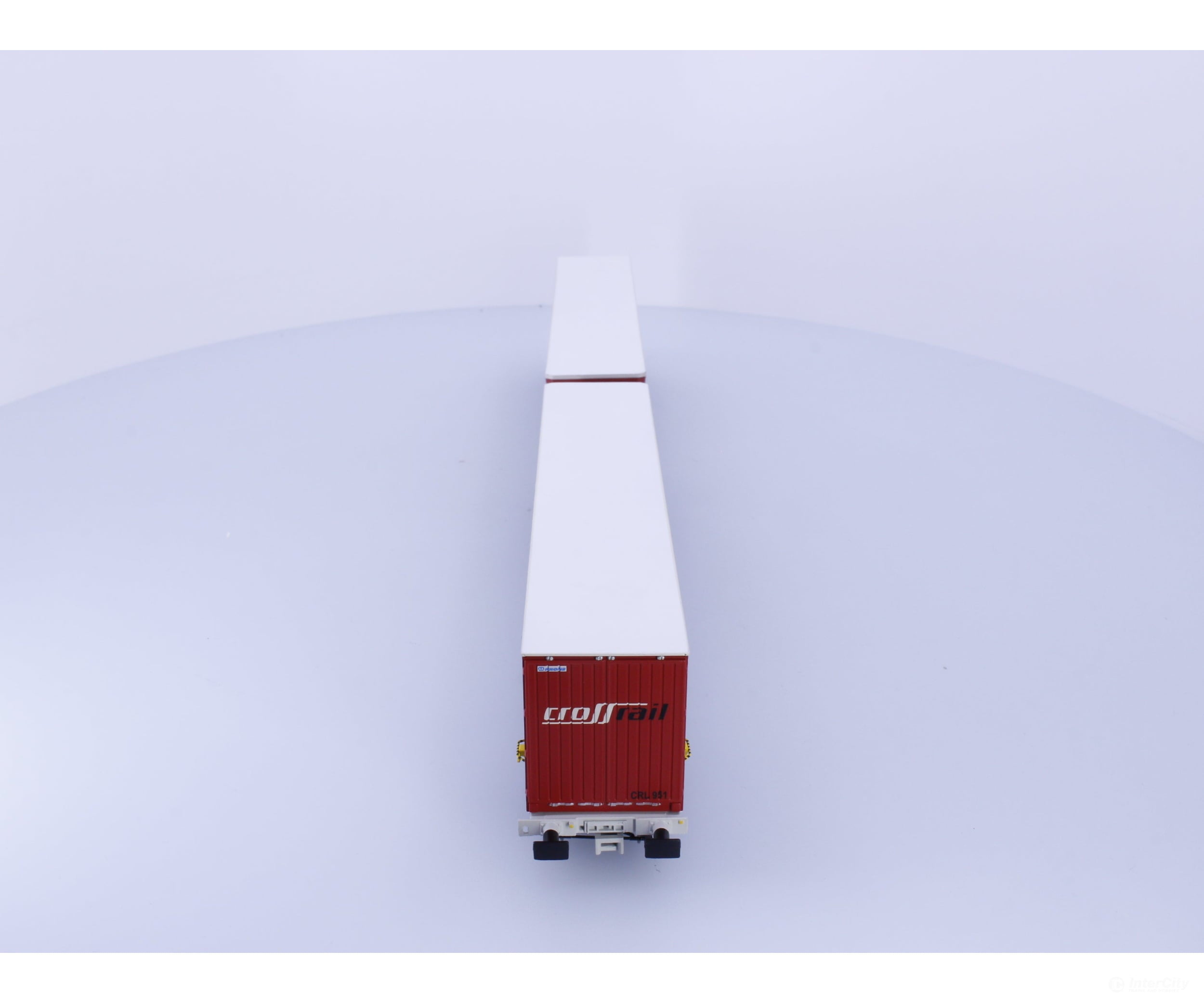 A.C.M.E. 90105 HO SBB-CFF-FFS Cargo Crossrail Dual Intermodal Flat Cars with Containers - European Freight Cars