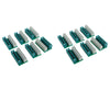 Accu Lites ALL Scales 1012 SNAPS! Wiring Connector for Tortoise Switch Machine - 12-Volt pkg(12) - Lights & Electronics
