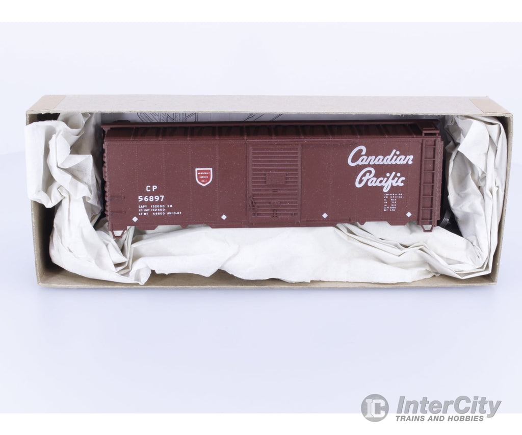 Accurail 1529 HO AAR 40’ Steel Boxcar Kit Canadian Pacific (CP) 56897 Freight Cars
