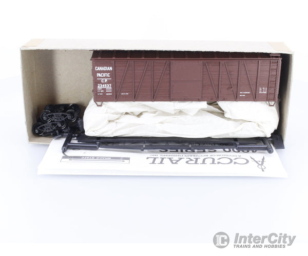 Accurail 4204 HO 40’ O.B. Box Steel Ends Canadian Pacific (CP) 234537 (#1) Freight Cars