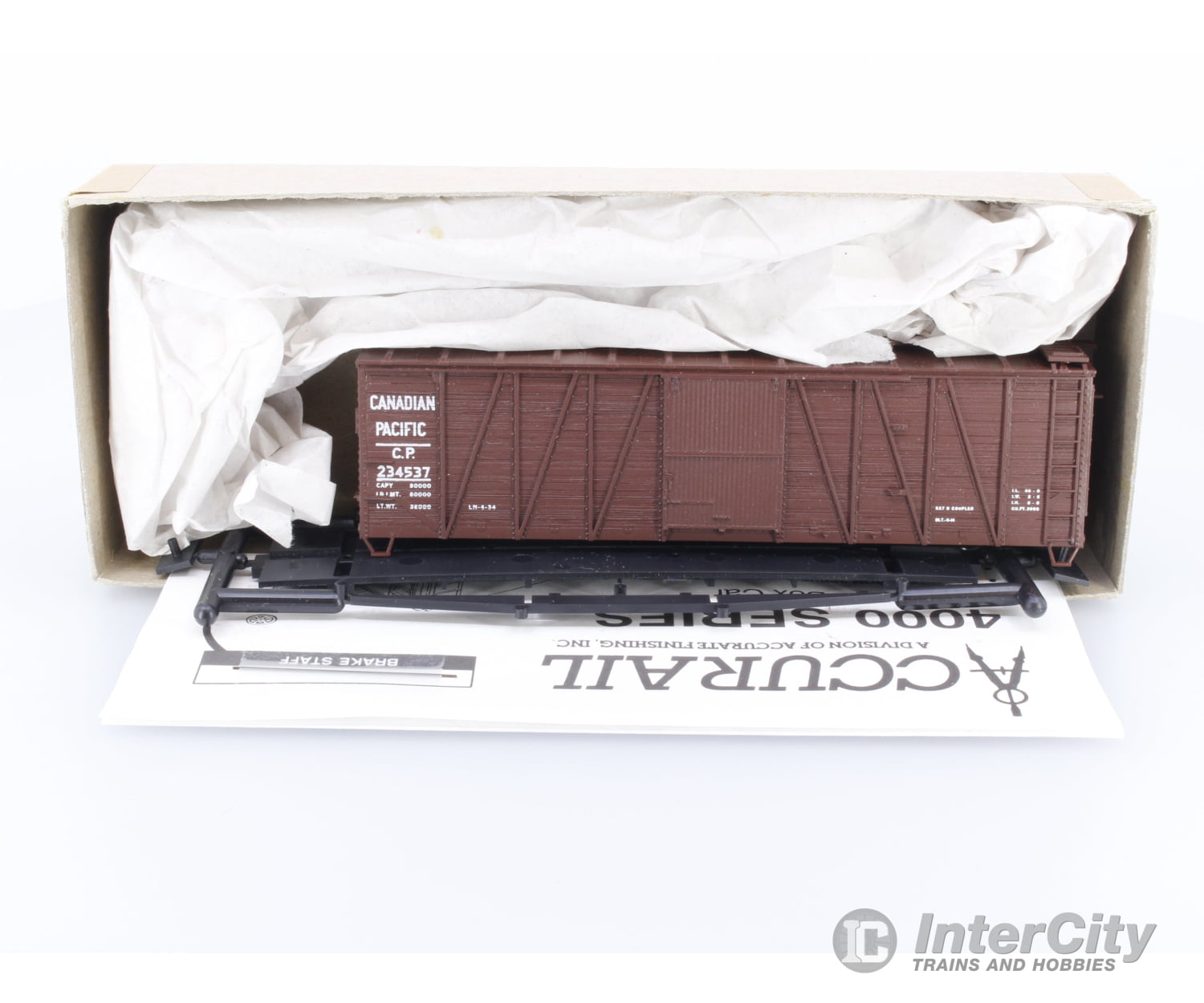 Accurail 4204 HO 40’ O.B. Box Steel Ends Canadian Pacific (CP) 234537 Freight Cars