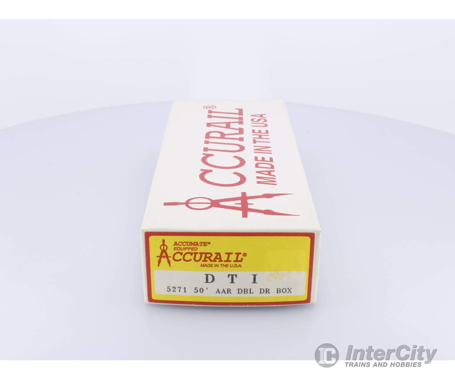 Accurail 5271 HO 50’ AAR Double Door Boxcar Kit Detroit Toledo and Ironton (DTI) 13650 Freight Cars
