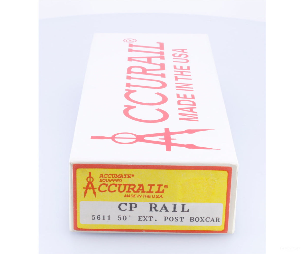 Accurail 5611 HO 50’ Ext. Post Box Car Kit Canadian Pacific (CP) 167063 - Freight Cars