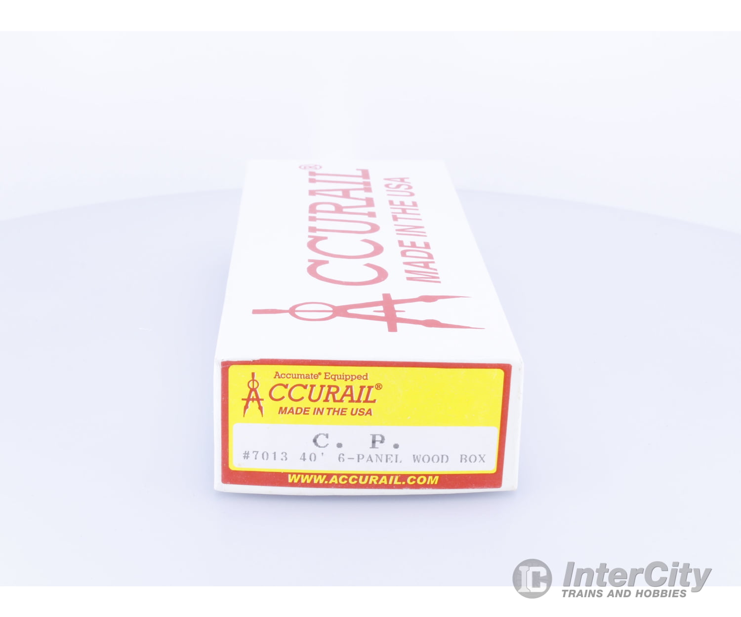 Accurail 7013 HO 40’ 6 Panel Wood Boxcar Kit #3 Canadian Pacific (CP) 123468 Freight Cars