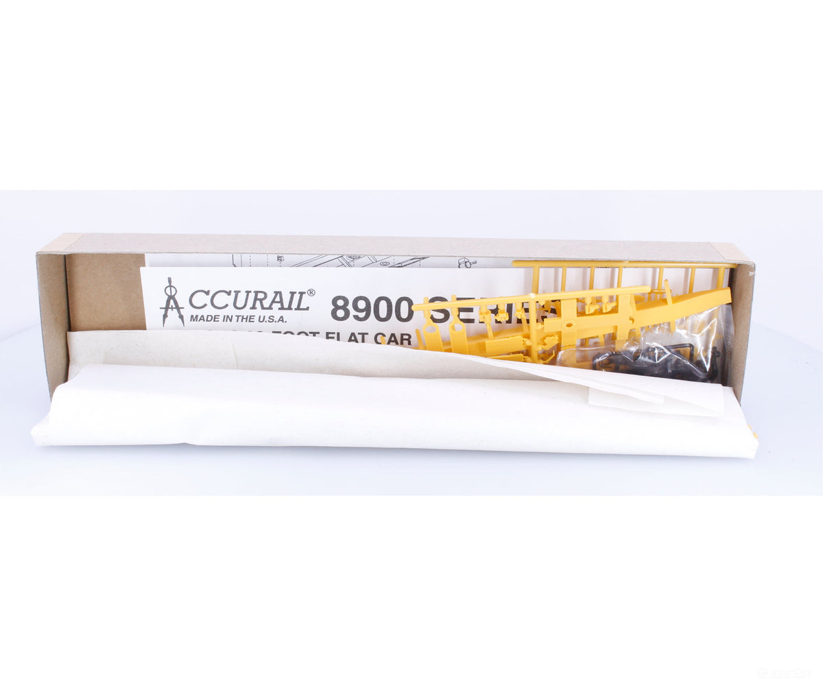 Accurail 8900 HO 89’ TOFC Flat Car #1 Undecorated - Freight Cars