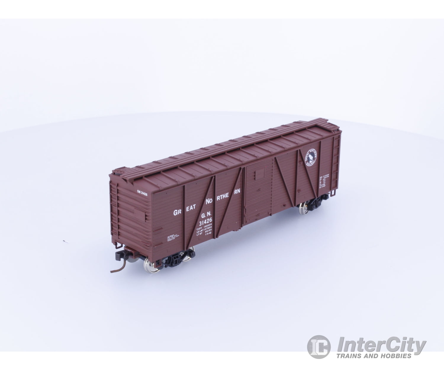 Accurail 97107 HO Accuready 40’ Wood 6 Panel Boxcar Great Northern (GN) 31426 Freight Cars
