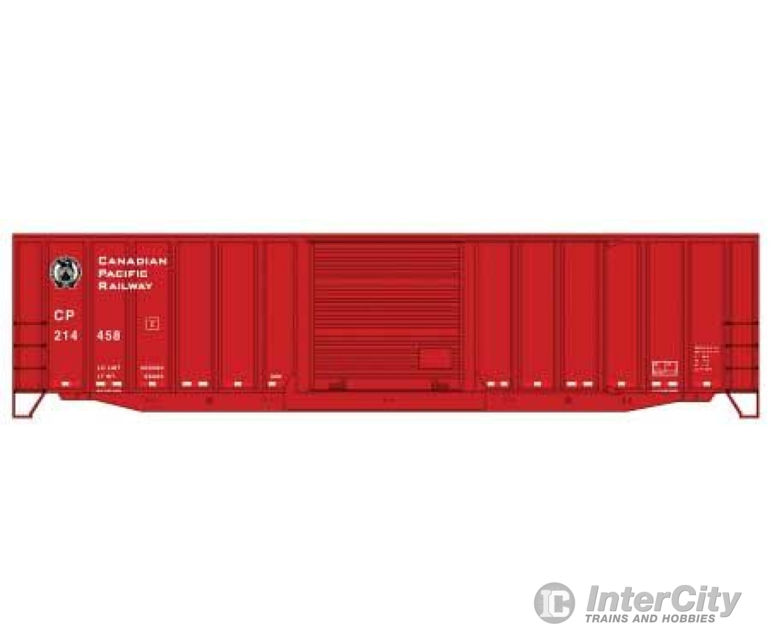 Accurail Inc Ho 5663 50 Exterior-Post Modern Boxcar - Kit -- Canadian Pacific (Beaver Logo) Freight