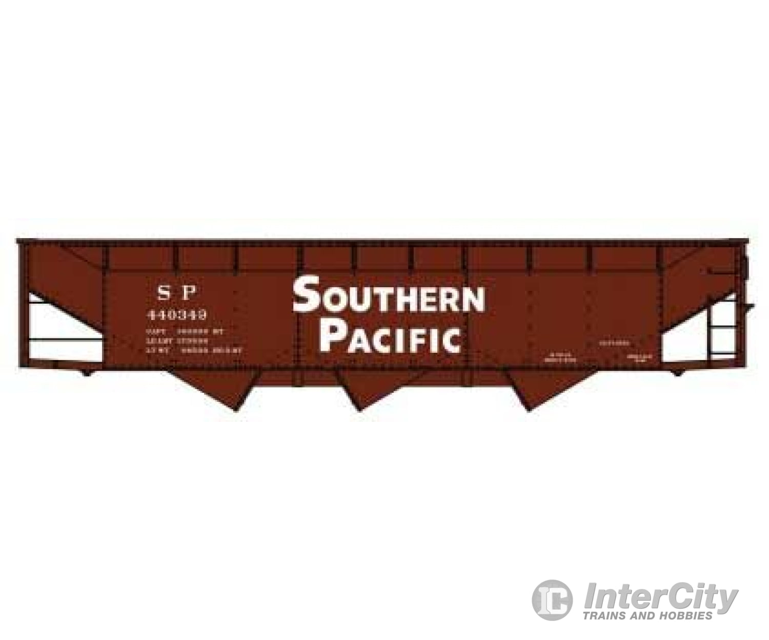Accurail Inc Ho 7567 Aar 70-Ton Offset-Side 3-Bay Hopper - Kit -- Southern Pacific 440349 (Boxcar