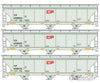 Accurail Inc Ho 8126 Acf 47 3-Bay Center-Flow Covered Hopper 3-Pack - Kit -- Canadian Pacific 650023