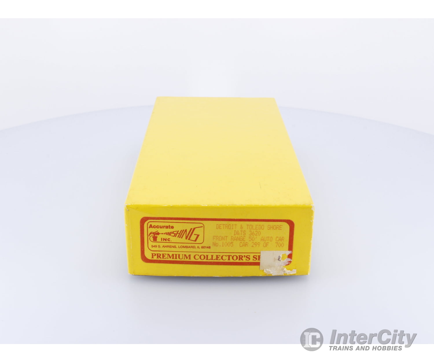 Accurate Finishing Inc. 1005 HO Front Range Auto Car 299 of 700 Detroit & Toledo Shore (D&TS) 3620 Freight Cars