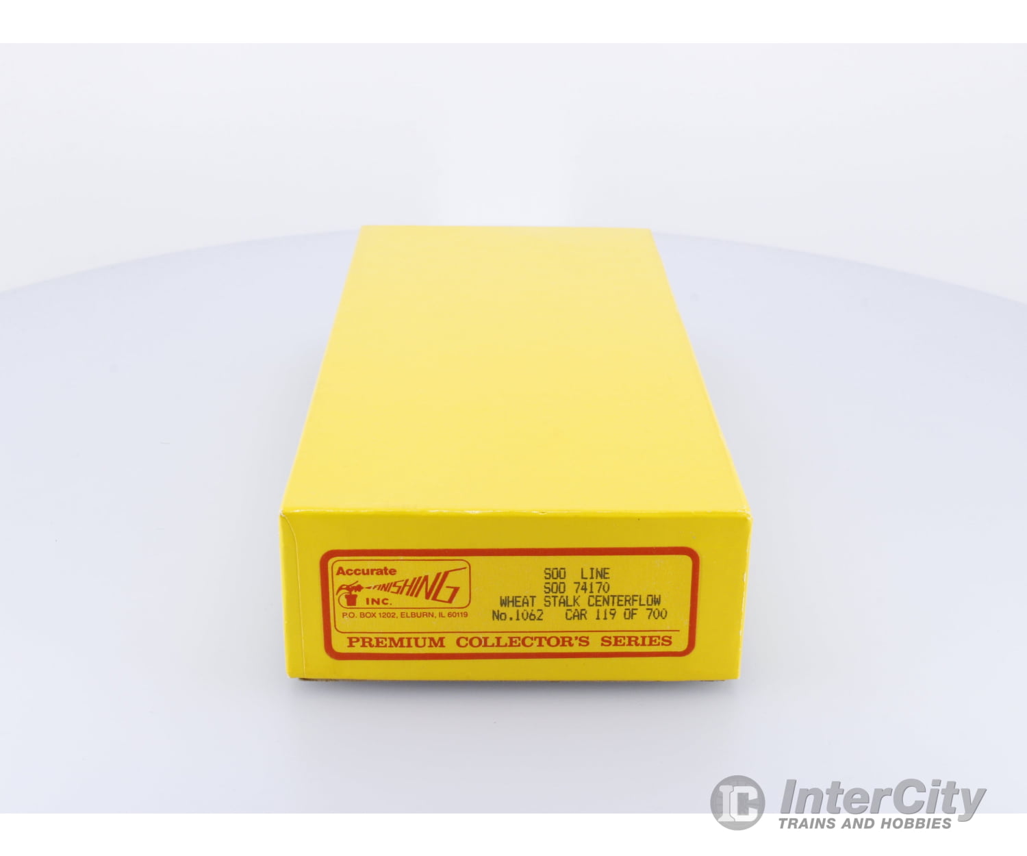 Accurate Finishing Inc. 1062 HO 3 Bay Centerflow Hopper Car Soo Line (SOO) 74170 Freight Cars