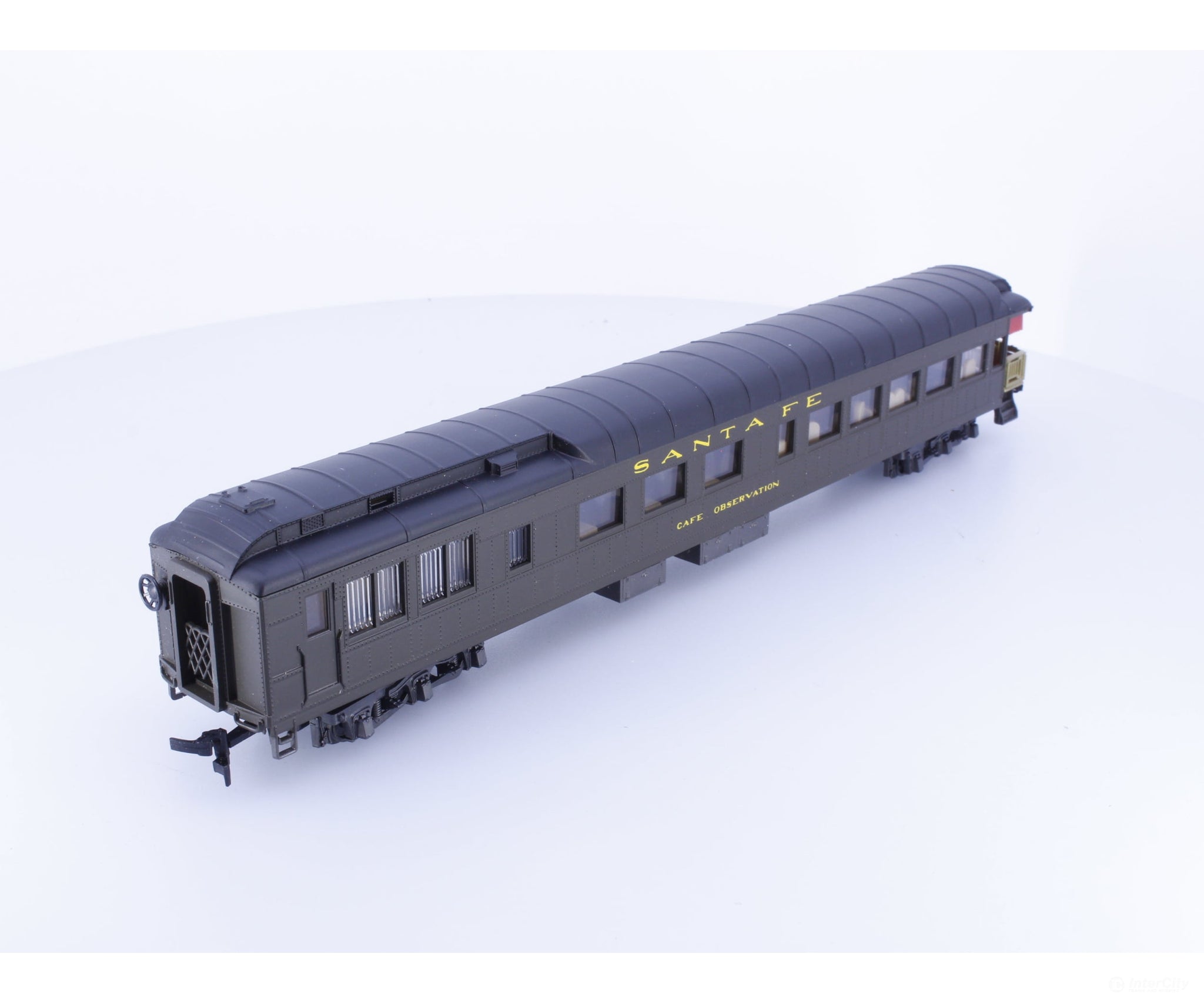 AHM Minitrains 1920 HO Cafe Observation Car Santa Fe (SF) - Passenger Cars