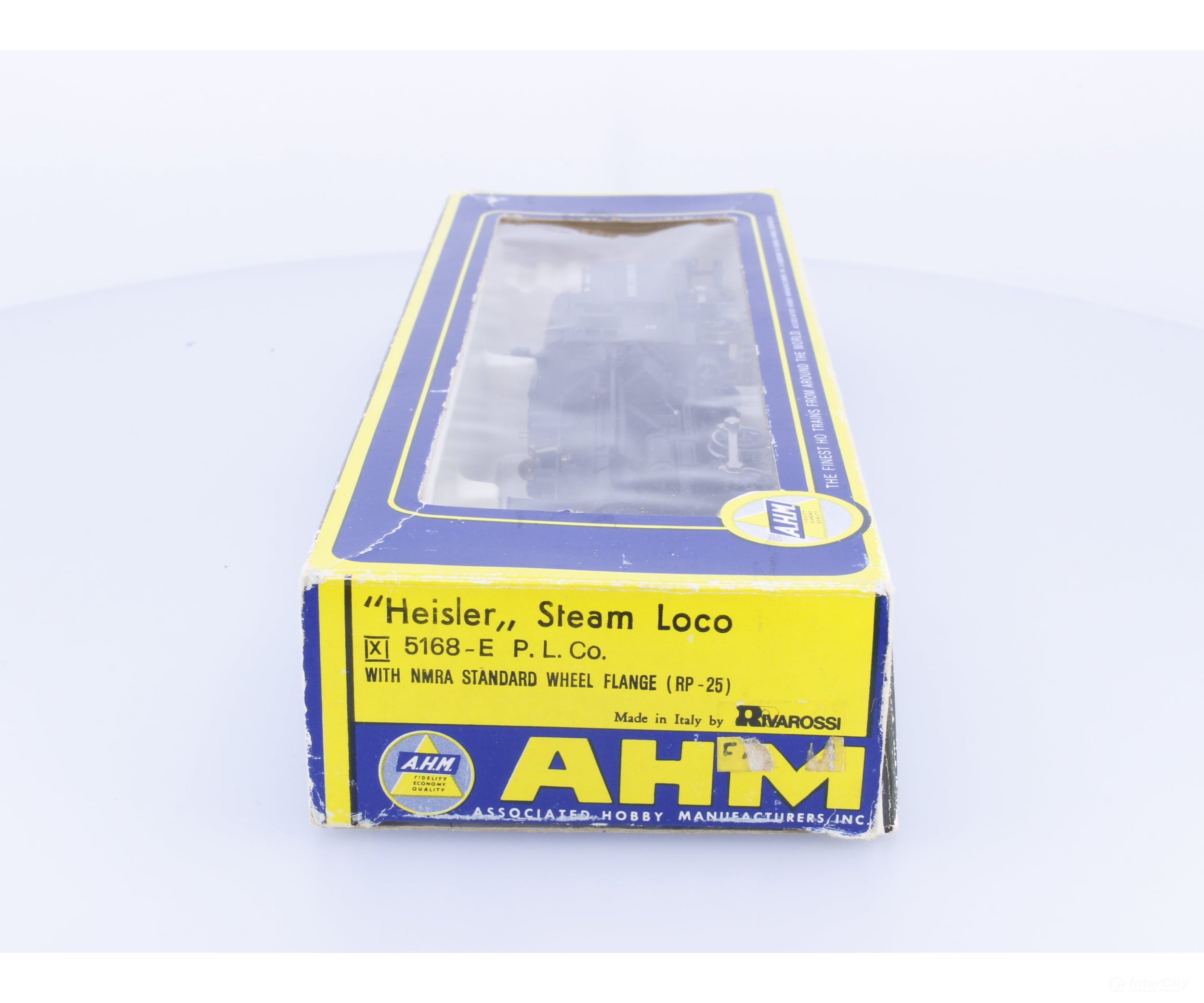 AHM Minitrains 5168-E HO 2 Truck Heisler Steam Locomotive Pacific Lumber Co (PLCo) 3 Analog DC - Locomotives