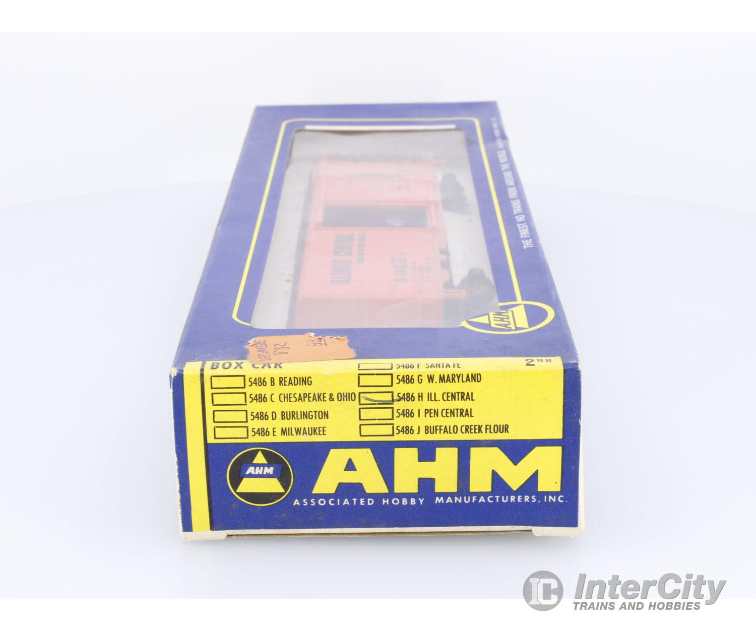 AHM Minitrains 5486H HO 40’ Box Car Illinois Central (IC) 11143 Freight Cars