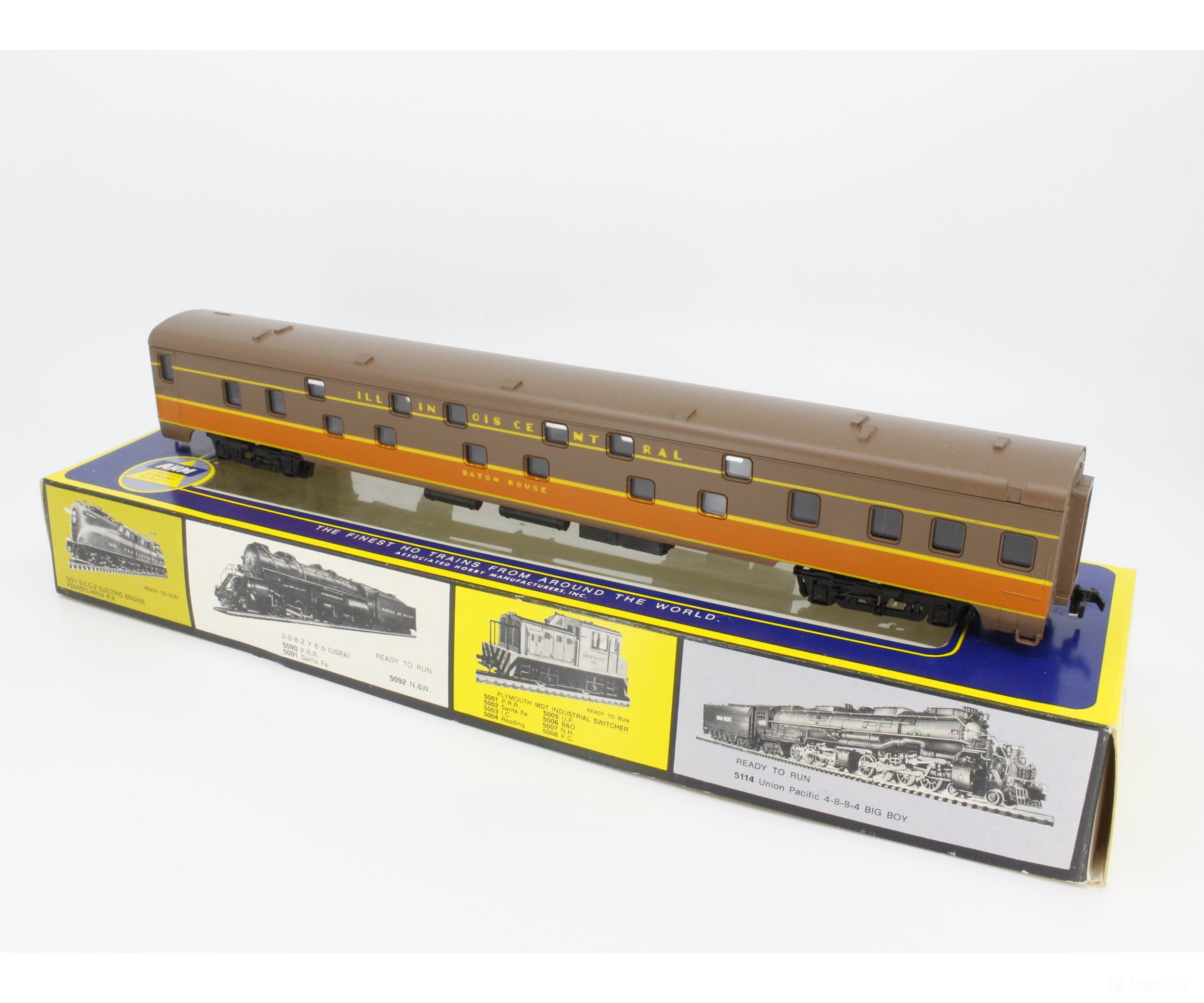 Ahm Minitrains 6406 Ho 1930 Duplex Sleeper Passenger Car Illinois Central (Ic) (1) Cars