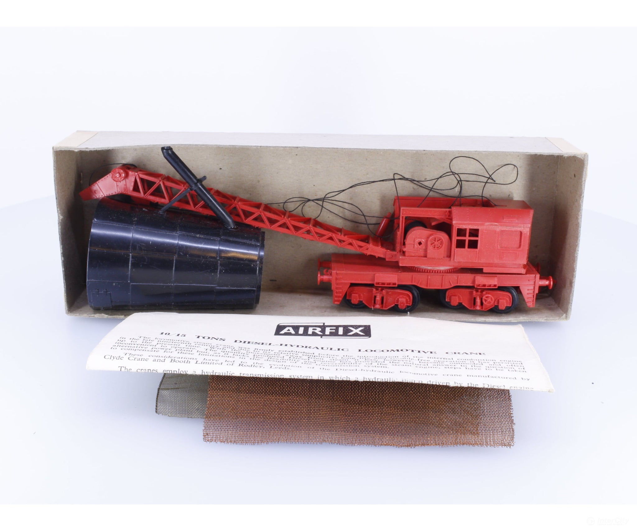 Airfix 10/15 HO 10/15 Ton Diesel/Hydraulic Locomotive Crane Undecorated - Freight Cars
