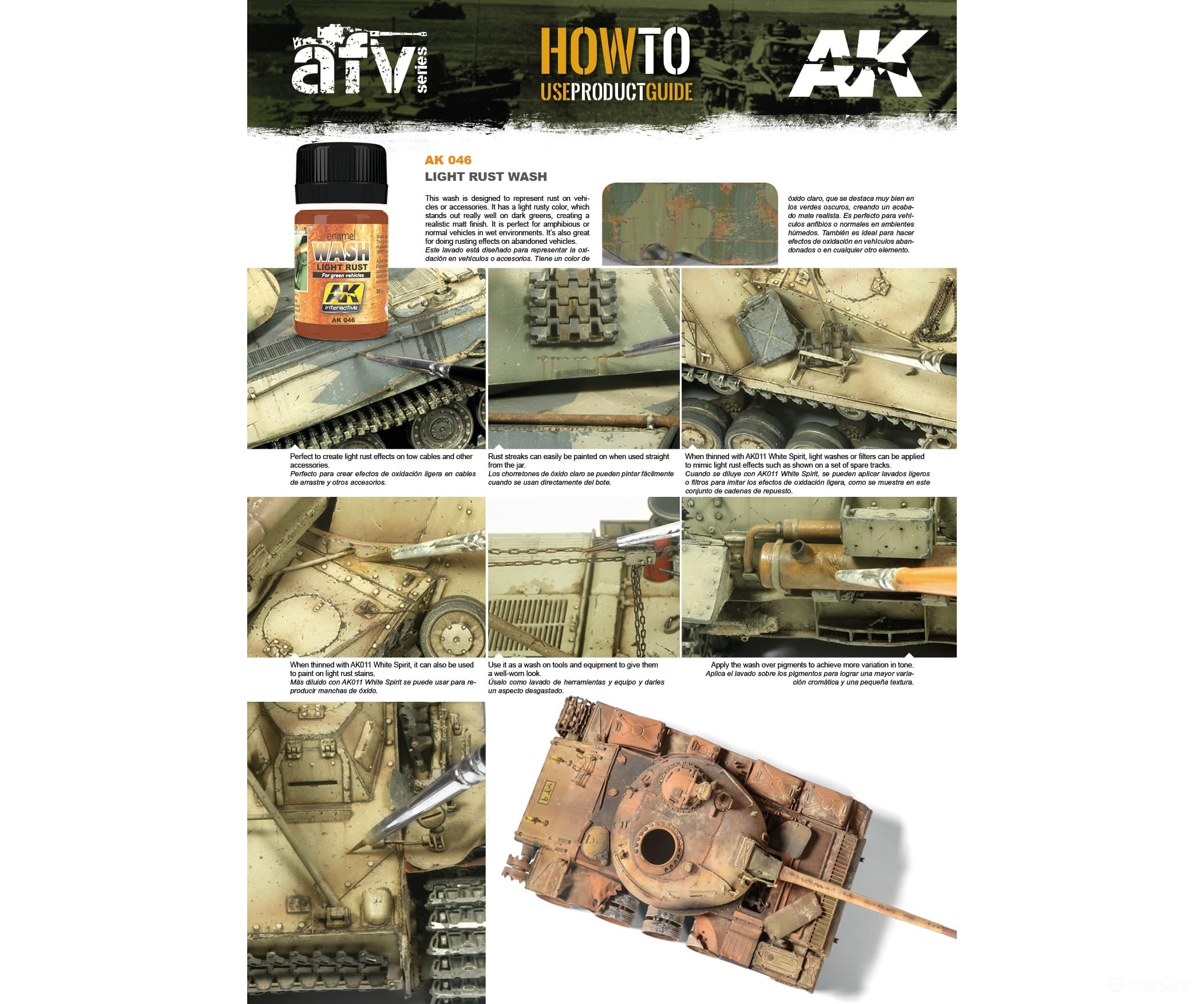AK Interactive AK046 Light Rust Wash - Weathering