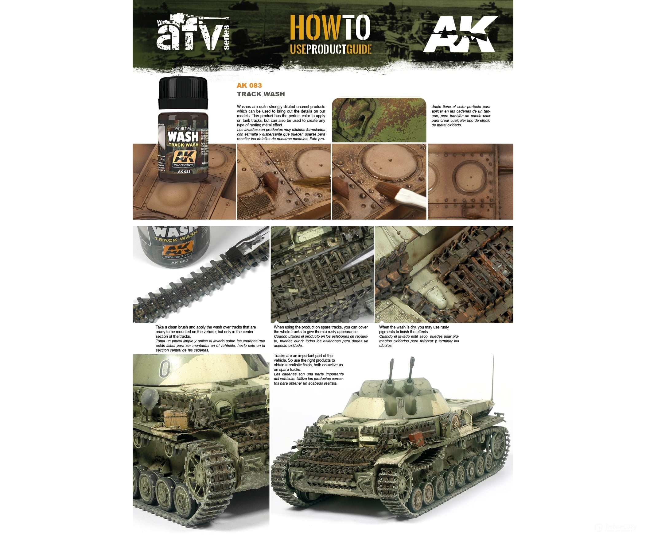 AK Interactive AK083 Track Wash - Weathering
