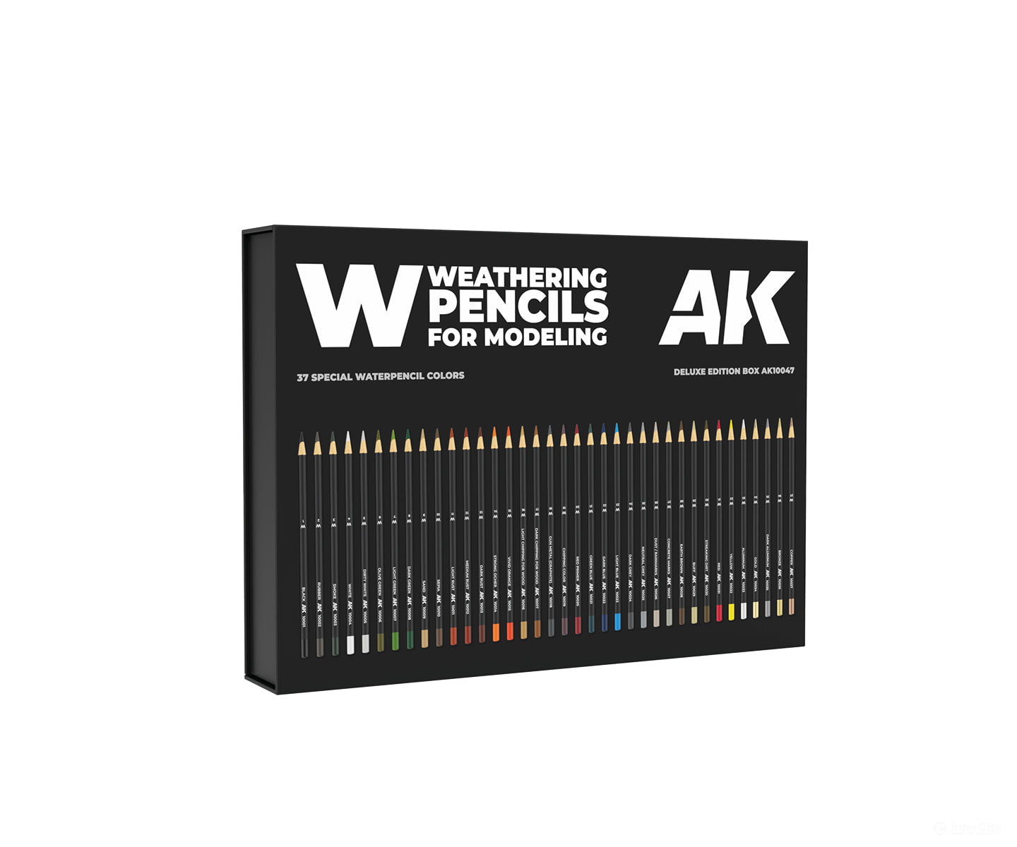 AK Interactive AK10047 Weathering Pencils - Full Range Boxed (All 37 Colours) Weathering