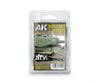 AK Interactive AK4060 Dust & Dirt Seposits Weathering Set Weathering