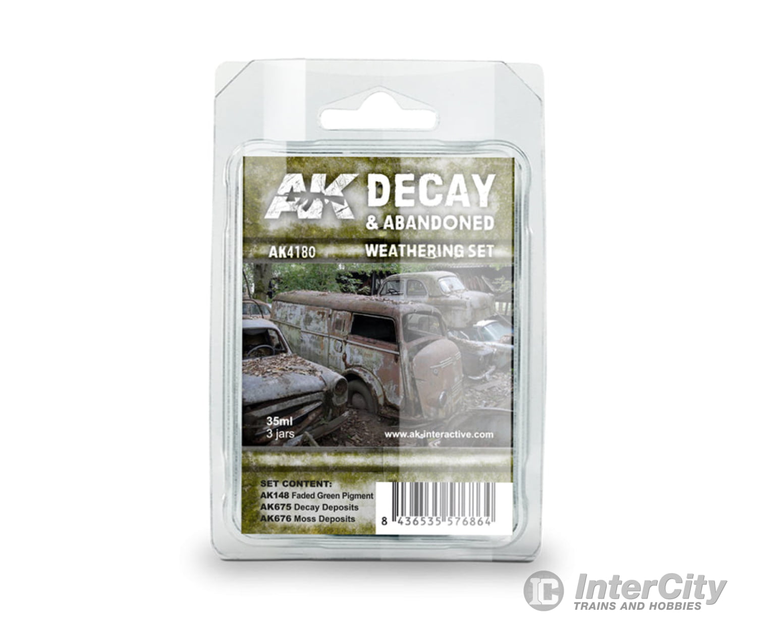 AK Interactive AK4180 Decay & Abandoned Weathering Set Weathering