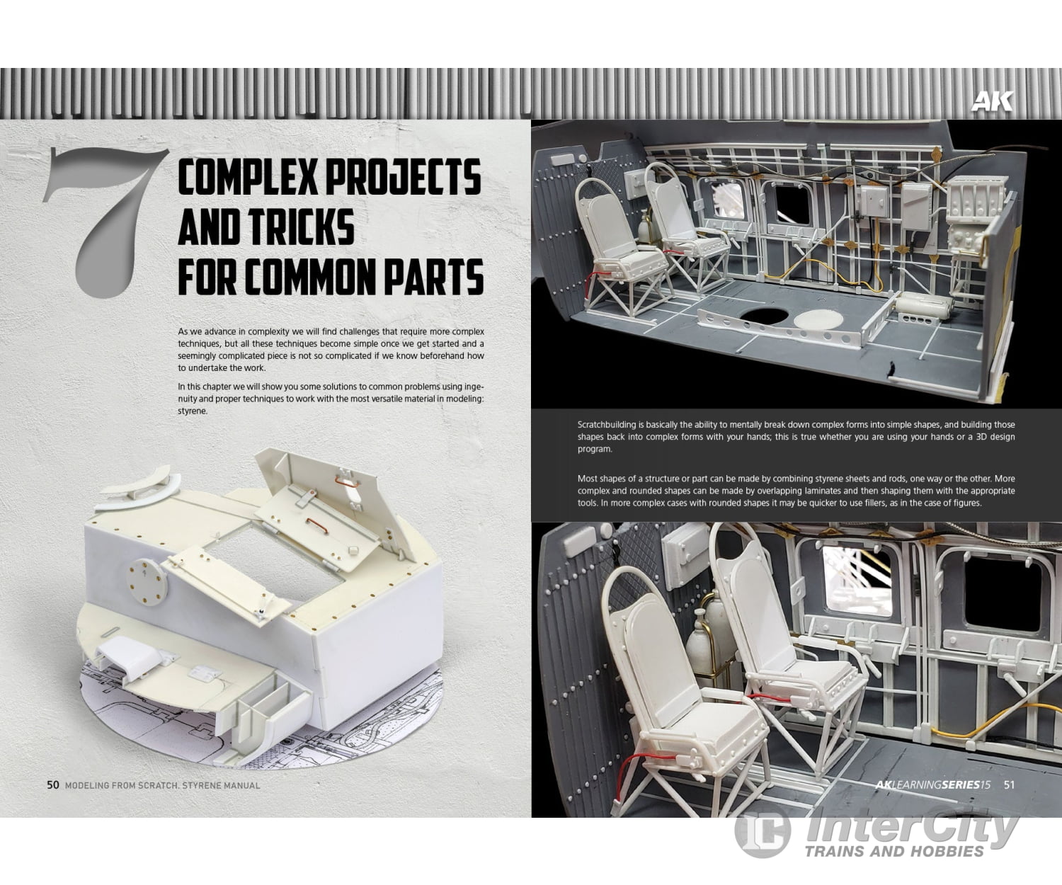 AK Interactive AK527 - Modelling from Scratch - Styrene Manual - 87 pages Books