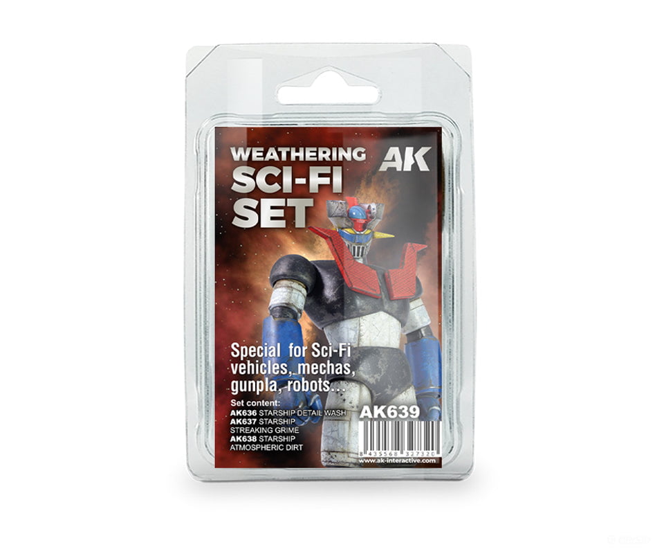 AK Interactive AK639 Sci-fi Weathering Set Weathering