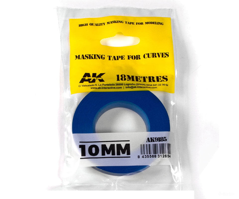AK Interactive AK9185 Masking Tape for Curves - 10mm Tools