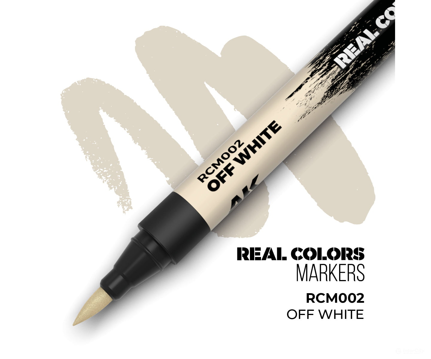 AK Interactive Real Color RC Markers RCM002 Off White - 1 pc - Paint