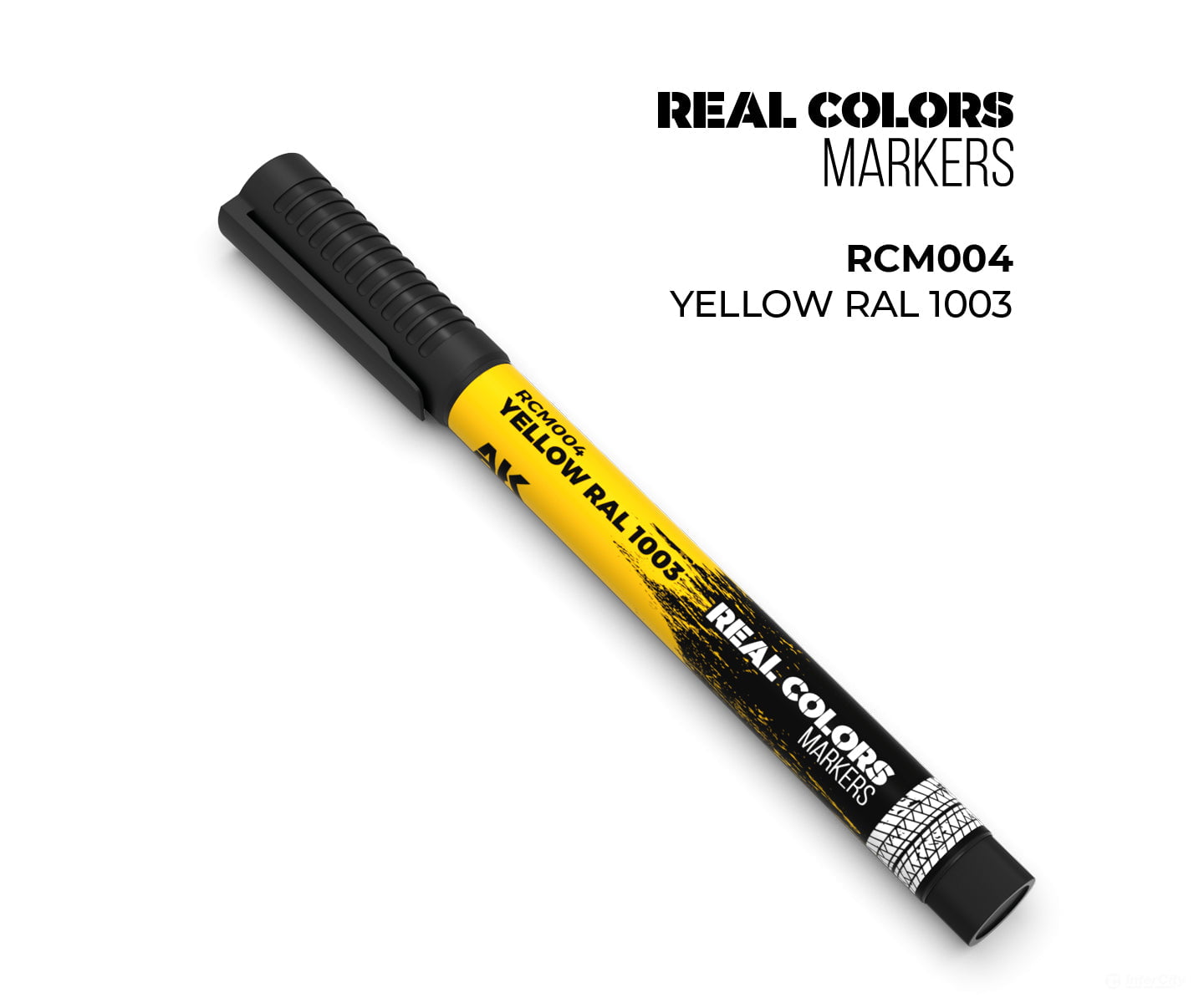 AK Interactive Real Color RC Markers RCM004 Yellow RAL 1003 - 1 pc - Paint