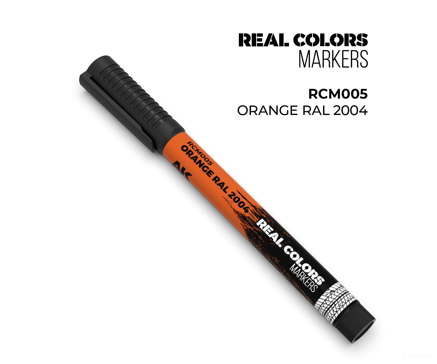 AK Interactive Real Color RC Markers RCM005 Orange RAL 2004 - 1 pc - Paint