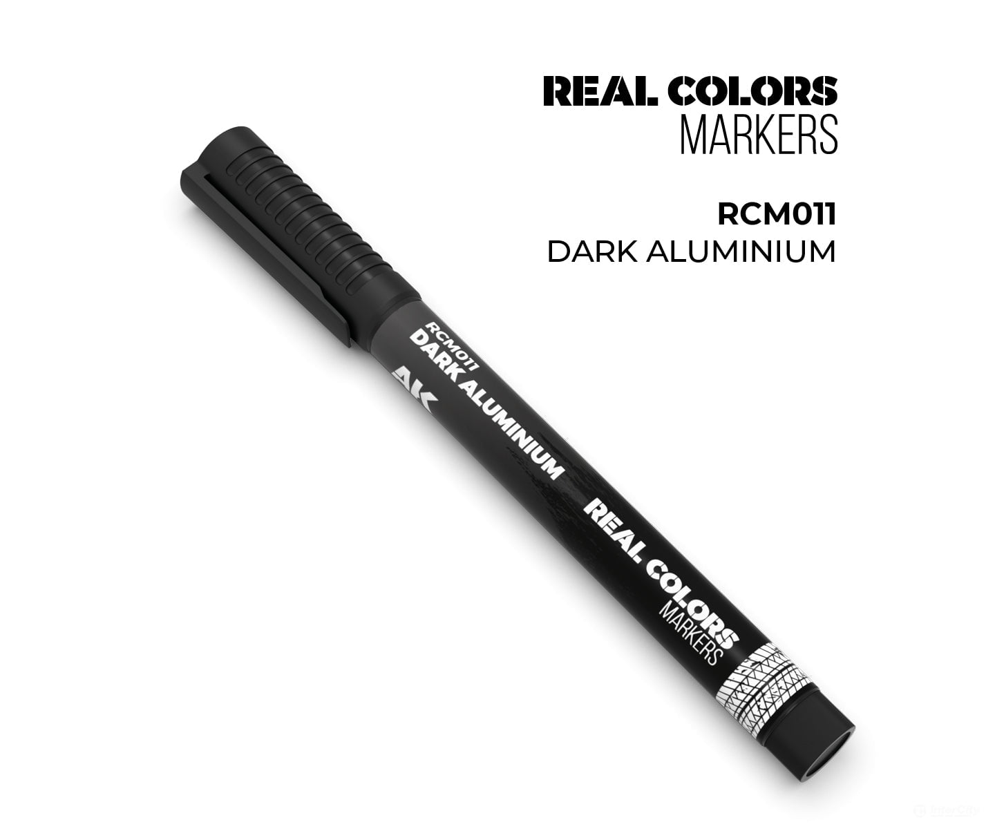 AK Interactive Real Color RC Markers RCM011 Dark Aluminium - 1 pc - Paint