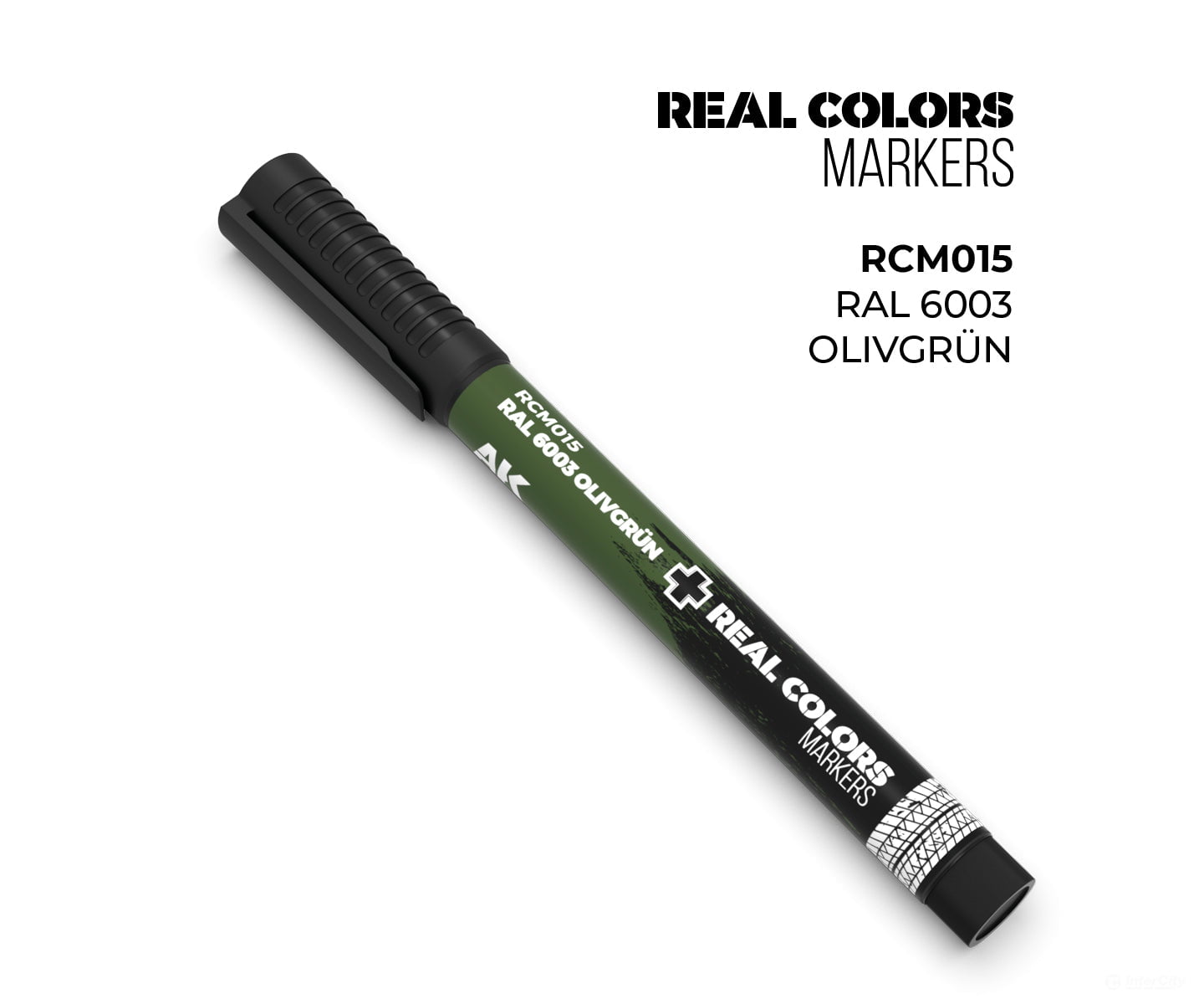 AK Interactive Real Color RC Markers RCM015 RAL 6003 Olivgrün - 1 pc - Paint
