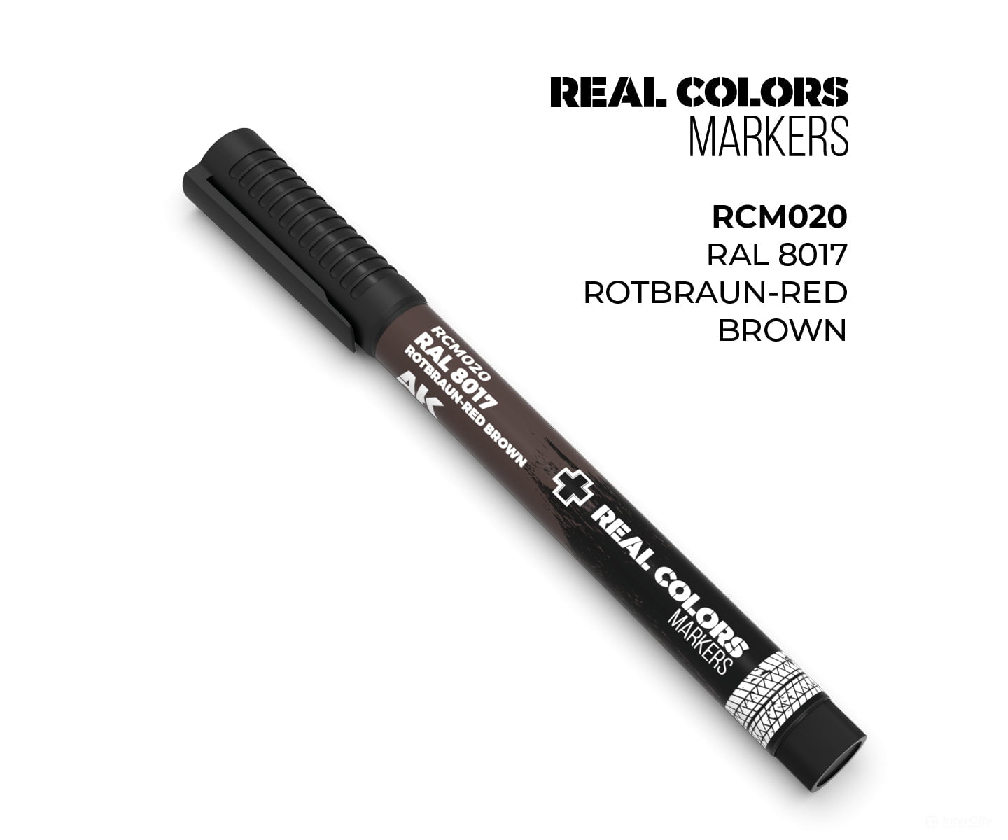 AK Interactive Real Color RC Markers RCM020 RAL 8017 Schokoladenbraun - 1 pc - Paint