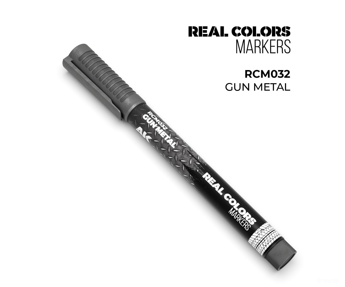 AK Interactive Real Color RC Markers RCM032 Gun Metal - 1 pc - Paint