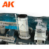 AK Interactive AK9134 High Elastic Stretch Rigging - 65 Feet - Mega-Thin