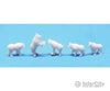 All Scale Miniatures Ho 870964 Unpainted 3D-Printed Figures - Mountain Goats (Assorted) Pkg(5)